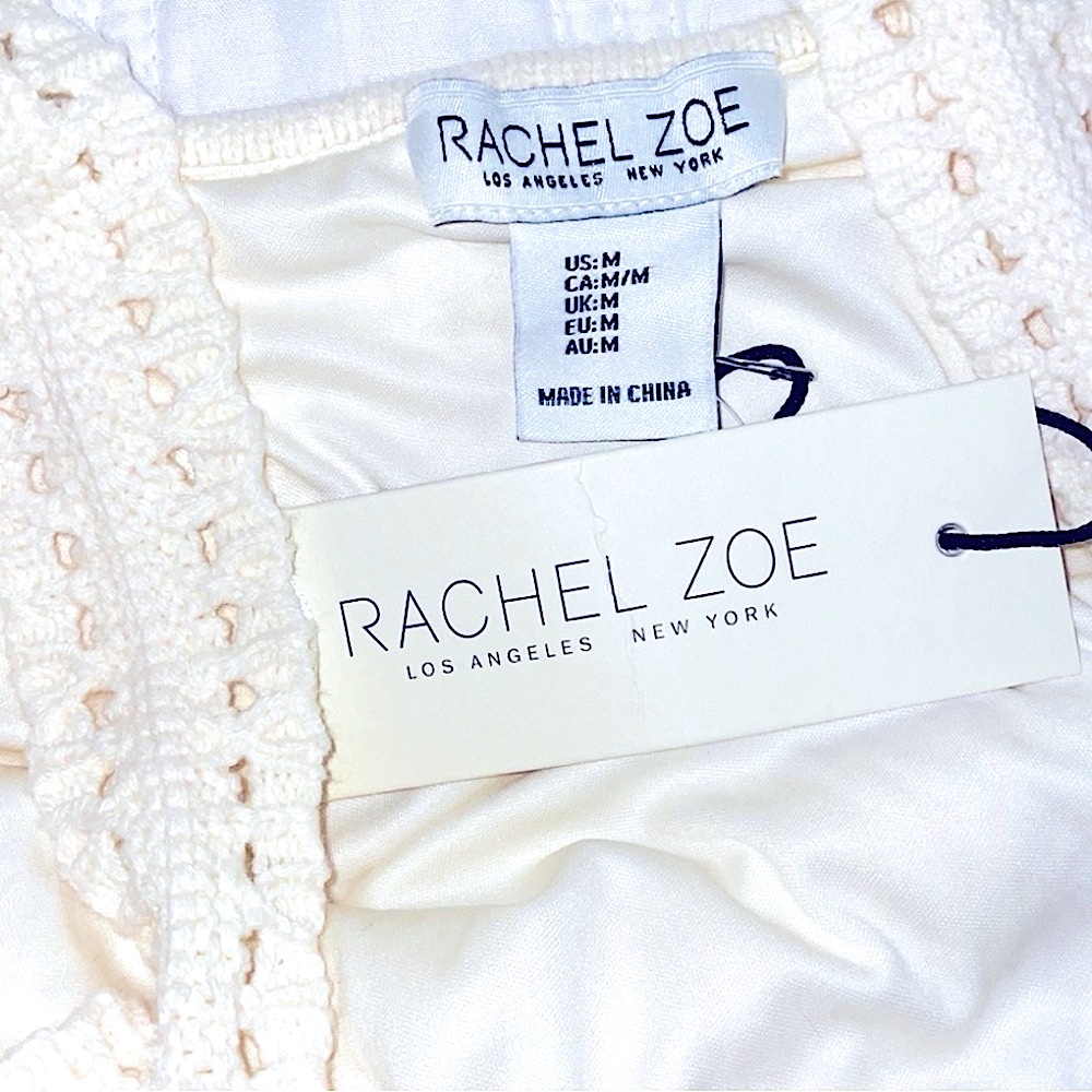 Rachel Zoe knit cropped top and skirt set size M - Picture 3 of 14